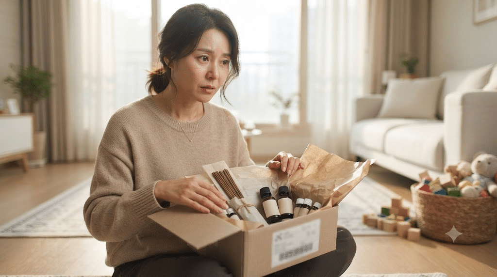해외직구 생활화학제품 5개 중 1개 부적합 2026｜인센스·페인트펜·속눈썹 접착제, 초록누리 확인법